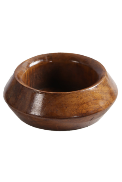 Brown Solid Wood Vase Brown Solid Wood Vase